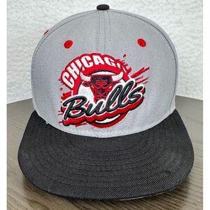 New Era 9Fifty Chicago Bulls Hardwood Classics Hat Cap Snapback Gray Black *Read